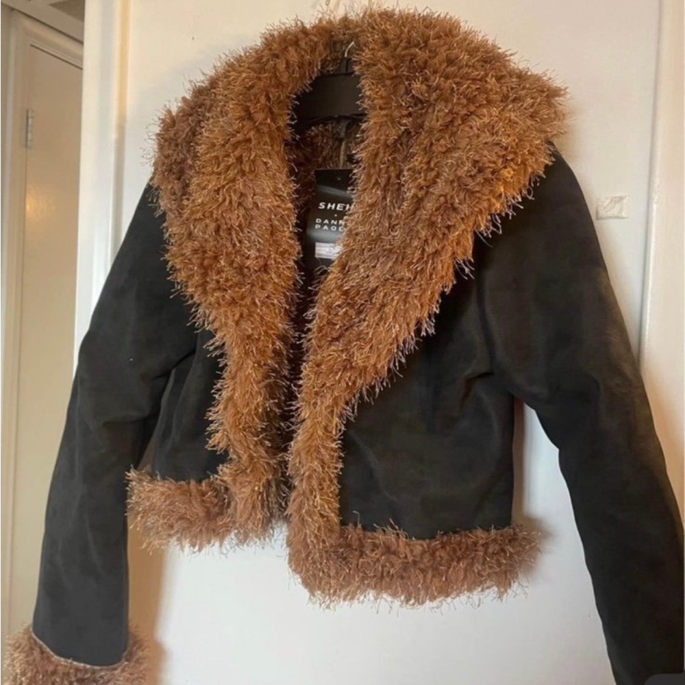 Faux fur jacket